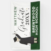 Custom Boy Avatar | Banner voor Afstuderen op de m (Verticaal)