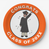 Custom Boy Avatar | Partij voor de middelbare scho Papieren Bordje (Voorkant)