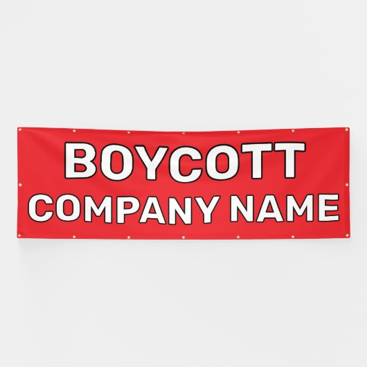 custom boycott banner (Horizontaal)