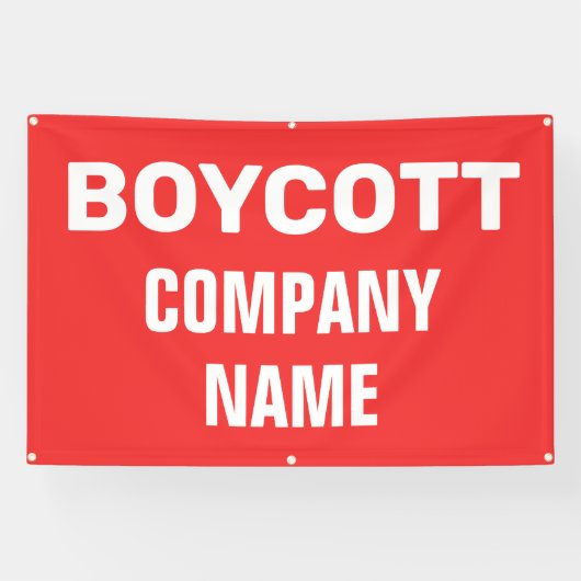custom boycott banner (Horizontaal)