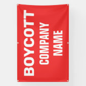 custom boycott banner (Verticaal)