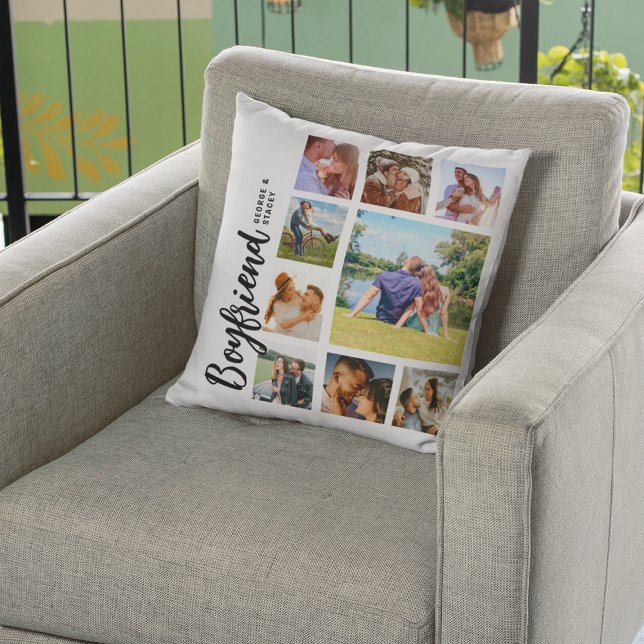 Custom Boyfriend Photo Collage Kussen (Creator heeft geüpload)