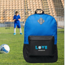 Custom Boys Cool Sports Love Voetbal Kinder School