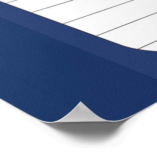 Custom Boys Superheld Chore Chart Poster (Hoek)