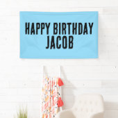 CUSTOM BOYS VERJAARDAGSFEESTBANNERS SPANDOEK (Insitu)