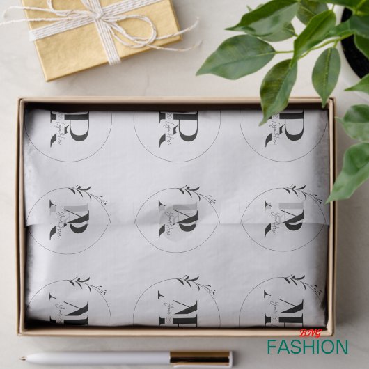 Custom Brand Logo Business Company Packaging Tissuepapier