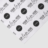 Custom Branded 2 Logo Bedrijfsverpakking Tissuepapier (Detail)