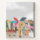 Custom Branded Aesthetic Beige 8.5" x 11" Spiraal Notitieboek (Achterkant)