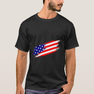 Custom Branded Amerikaanse vlag T-shirt