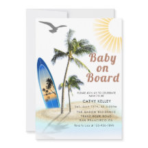 Custom Branded Baby aan boord van het strand Baby