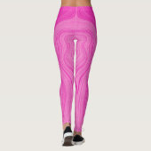 Custom Branded Barbed Roze Leggings (Achterkant)