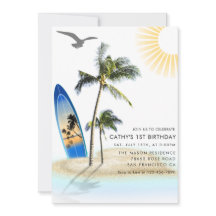 Custom Branded Beach Zomer Neutraal 1e Verjaardag