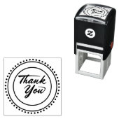 Custom Branded Bedankt | Elegant metallic goud Zelfinktende Stempel (In situ)