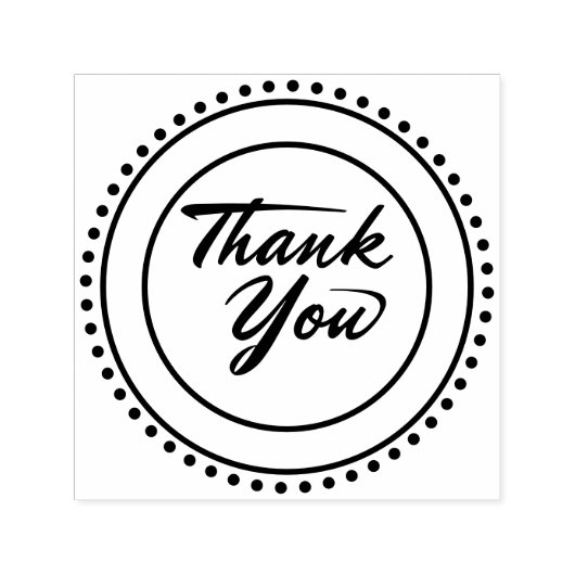 Custom Branded Bedankt | Elegant metallic goud Zelfinktende Stempel (Design)