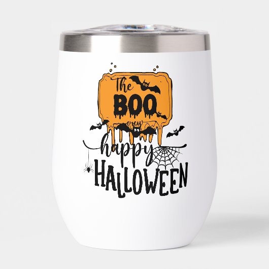 Custom Branded Black and White Spooky Halloween (Voorkant)