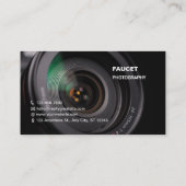 Custom Branded Black Volledige fotografie Visitekaartje (Achterkant)