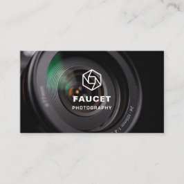 Custom Branded Black Volledige fotografie Visitekaartje