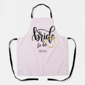 Custom Branded bruid-to-be Bachelorette Bridal Schort (Voorkant)