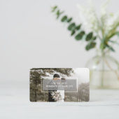 Custom Branded Bruiloft Fotografie Wit Visitekaartje (Staand voorkant)