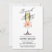 Custom Branded Brunch en Bubbly Vrijgezellenfeest Kaart (Voorkant)