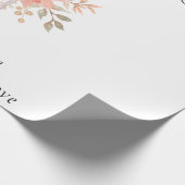 Custom Branded Bubbly en Brunch Vrijgezellenfeest Cadeaupapier (Hoek)