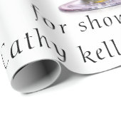 Custom Branded Bubbly en Brunch Vrijgezellenfeest Cadeaupapier (Rol Hoek)