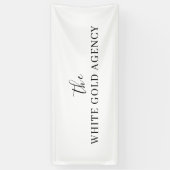 Custom Branded Company Logo Display Design Spandoek (Verticaal)