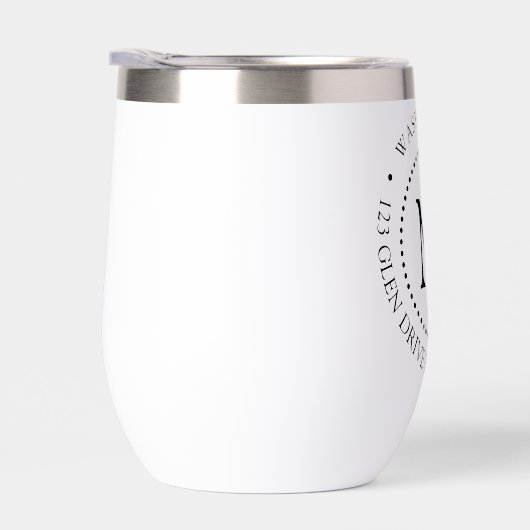 Custom Branded Dot Lijst Monogram (Rechts)