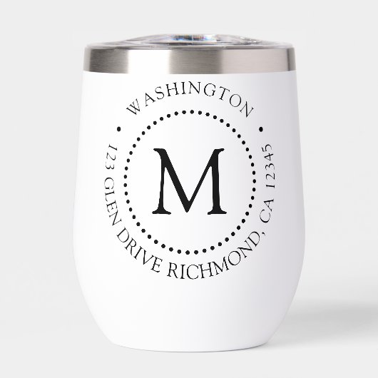 Custom Branded Dot Lijst Monogram (Voorkant)