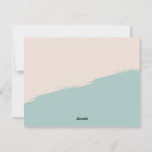 Custom Branded Esthetic Happy Birthday Feestdagenkaart (Achterkant)