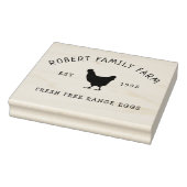 Custom Branded Family Boerderij | Ei Kartonnen Ste Rubberstempel (Stempel)