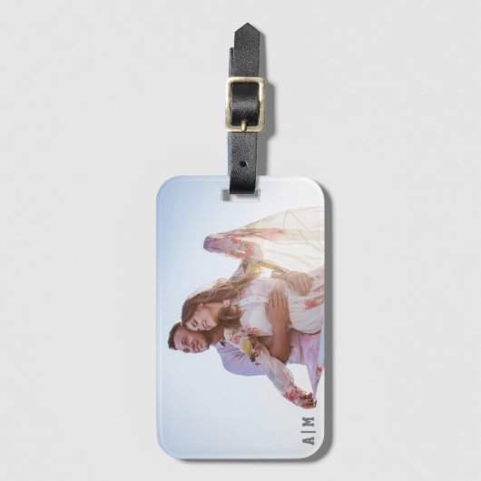 Custom Branded Family Photo Bagagelabel (Voorkant (verticaal))