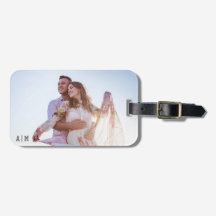 Custom Branded Family Photo Bagagelabel