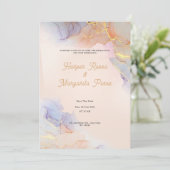 Custom Branded Gouden Minimalistische Islamitische Kaart (Staand voorkant)