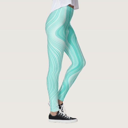 Custom Branded Grey Glitter Sparkles Gepersonalise Leggings (Rechts)