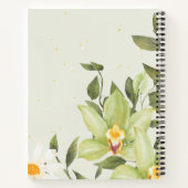 Custom Branded Groene Waterverf Hoesje Notitieboek (Achterkant)