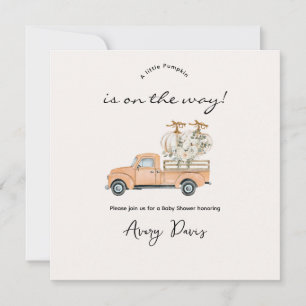 Custom Branded Herfst Pumpkin Baby shower