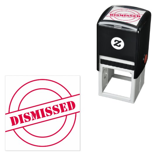 Custom Branded Kantoor Ontslagen Rubber Zelfinktende Stempel (In situ)