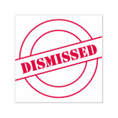 Custom Branded Kantoor Ontslagen Rubber Zelfinktende Stempel (Design)