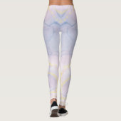 Custom Branded Kleurrijke Regenboog Gestreepte Cap Leggings (Achterkant)