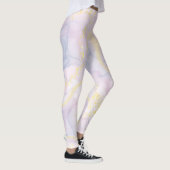 Custom Branded Kleurrijke Regenboog Gestreepte Cap Leggings (Rechts)
