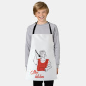 Custom Branded Maa Keuken Zakelijk Logo Schort (Gedragen)