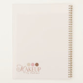 Custom Branded Makeup Artist Appointment Planner (Achterkant)