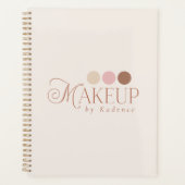 Custom Branded Makeup Artist Appointment Planner (Voorkant)
