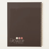 Custom Branded Makeup Artist Appointment Planner (Achterkant)