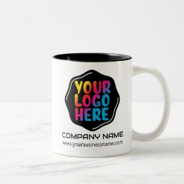 Custom Branded Mokken: Verhoog het Afbeelding van  Tweekleurige Koffiemok
