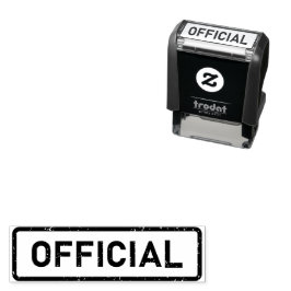 Custom Branded OFFICIAL | Basic Kantoor of Busines Zelfinktende Stempel