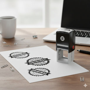 Custom Branded ORIGINAL   Basic Kantoor of Busines Zelfinktende Stempel