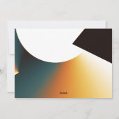 Custom Branded Photo Happy Birthday Flat Feestdagenkaart (Achterkant)