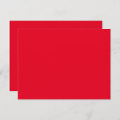 Custom Branded Red Afbeelding-Perfect Standard Briefkaart (Voorkant / Achterkant)
